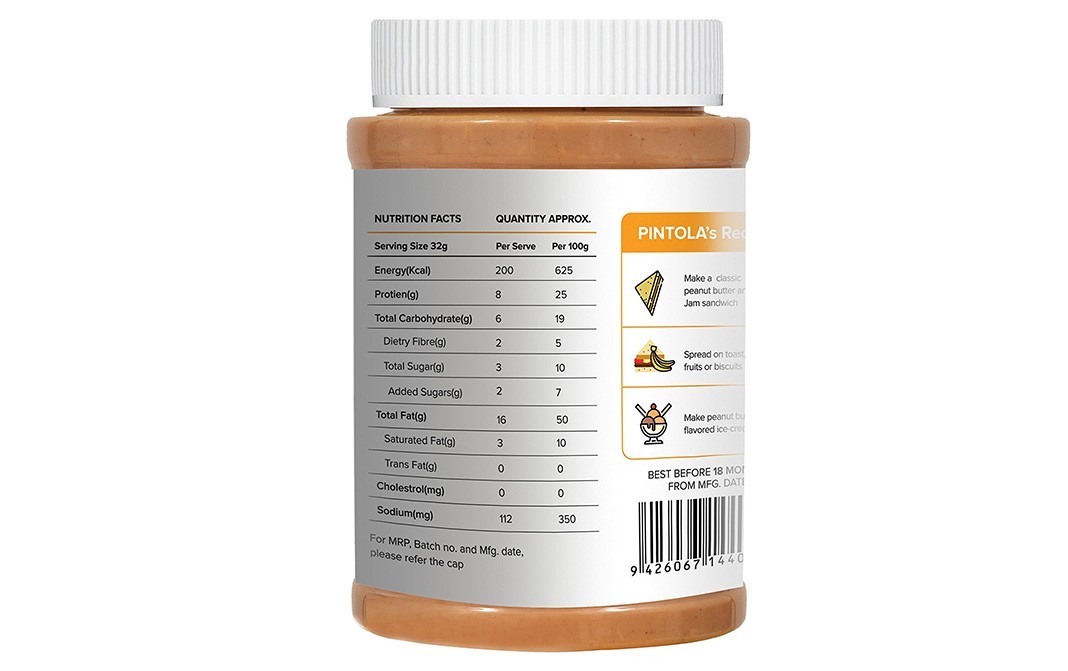 Pintola Peanut Butter Classic    Jar  1 kilogram